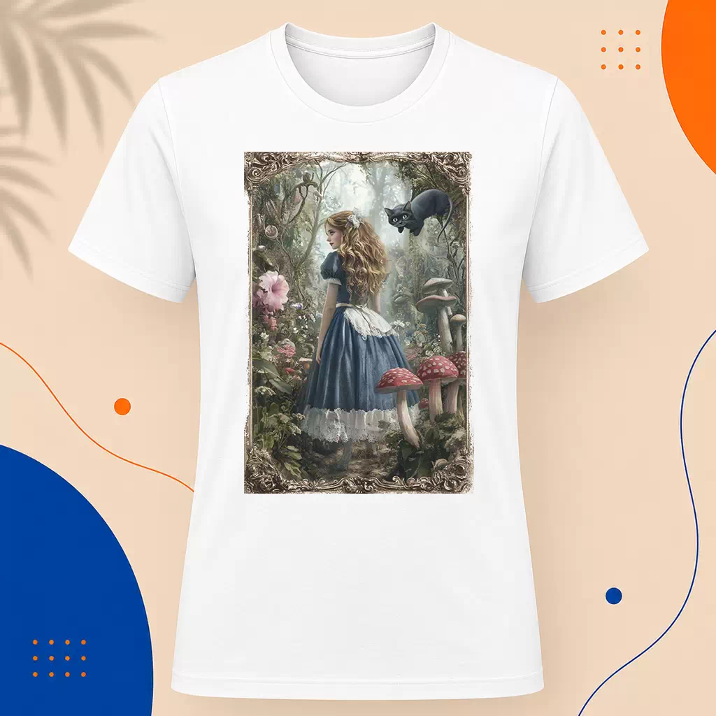 Pánské tričko - Alenka v říši divů – Alice in Wonderland